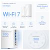 TP-Link Deco BE85 BE22000 Tri-Band Whole Home Mesh WiFi 7 System