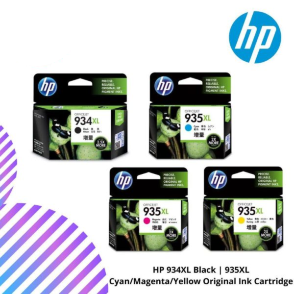 HP 934XL Black | 935XL Cyan/Magenta/Yellow Original Ink Cartridge