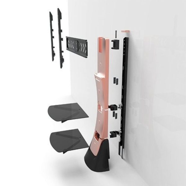 Brateck AVM-264 37-70 inch Tilt Swivel TV Wall Mount Combo Black (AVM-264)