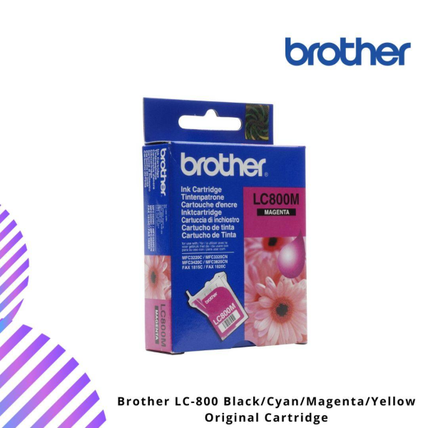 [CLEAR STOCK] Brother LC-800 Black/Cyan/Magenta/Yellow Original Cartridge