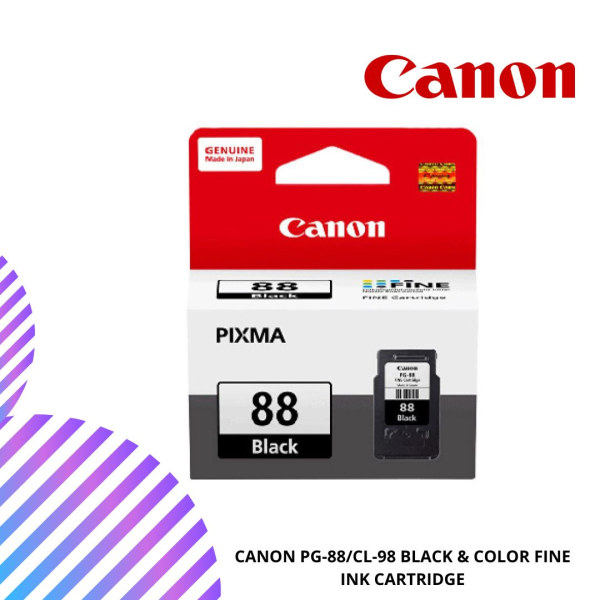 CANON PG-88/CL-98 BLACK & COLOR FINE INK CARTRIDGE