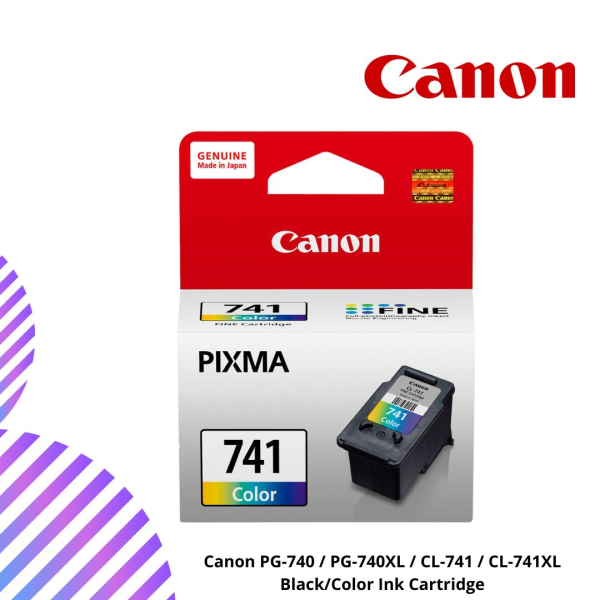 Canon PG-740 / PG-740XL / CL-741 / CL-741XL Black/Color Ink Cartridge