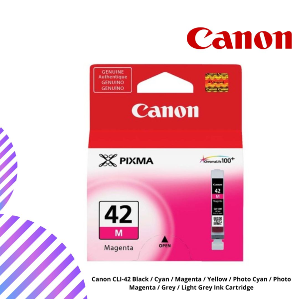Canon CLI-42 Black / Cyan / Magenta / Yellow / Photo Cyan / Photo Magenta / Grey / Light Grey Ink Cartridge