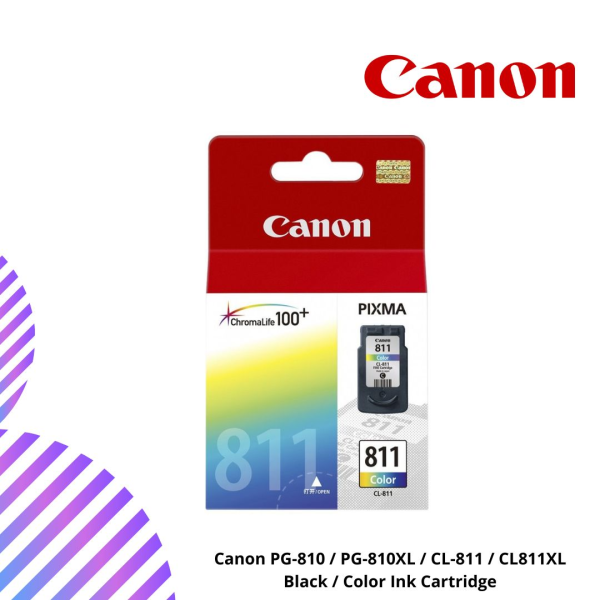 Canon PG-810 / PG-810XL / CL-811 / CL-811XL Black / Color Ink Cartridge