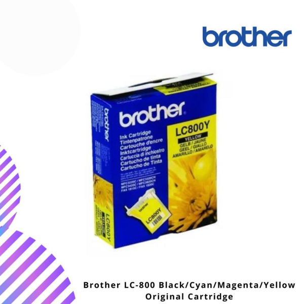 [CLEAR STOCK] Brother LC-800 Black/Cyan/Magenta/Yellow Original Cartridge