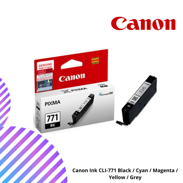 Canon Ink CLI-771 Black / Cyan / Magenta / Yellow / Grey