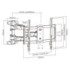 Brateck LPA50-466 37-70 inch Full-motion TV Wall Mount (LPA50-466)