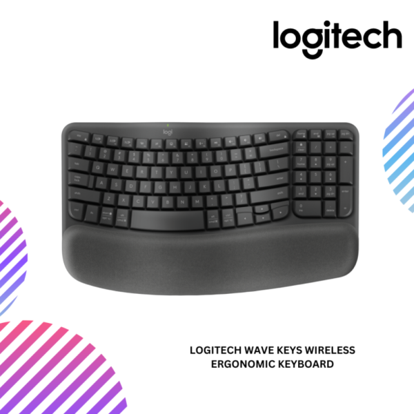 Logitech Wave Keys Wireless Ergonomic Keyboard