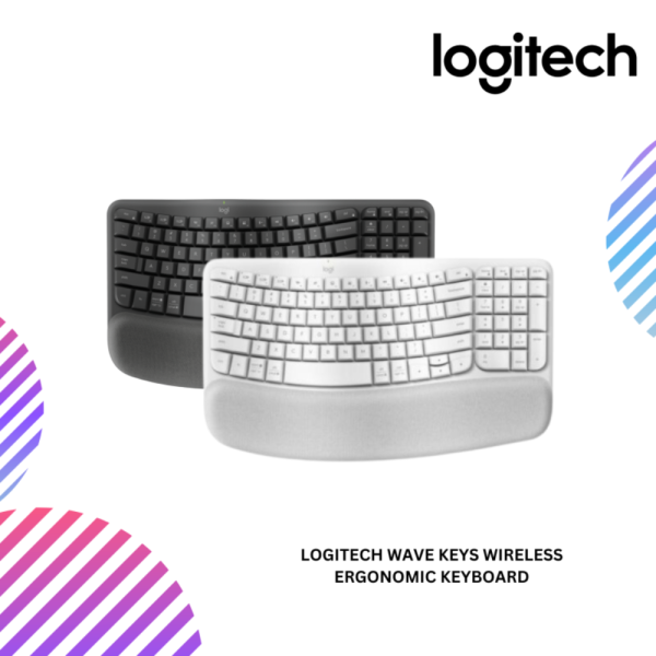 Logitech Wave Keys Wireless Ergonomic Keyboard