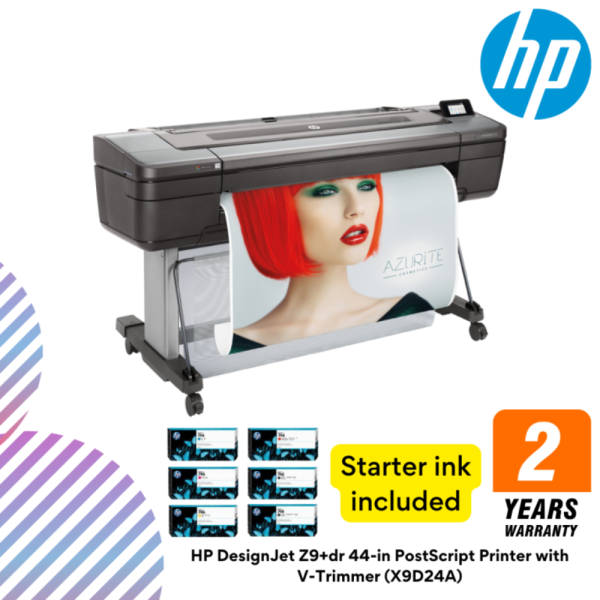 HP DesignJet Z9+dr 44-in PostScript Printer with V-Trimmer (X9D24A)