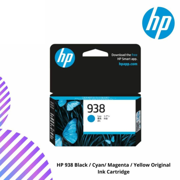 HP 938 Black / Cyan/ Magenta / Yellow Original Ink Cartridge