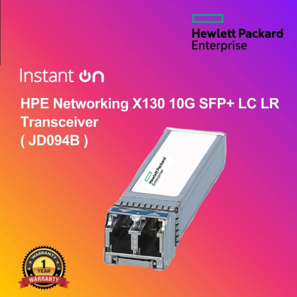 HPE Networking X130 10G SFP+ LC LR Transceiver ( JD094B )