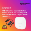 HPE Networking Instant On Indoor Access Point Wi‑Fi 6 4x4 (RW) AP25 with 12V/18W Power Adaptor Bundle ( R9B34A )