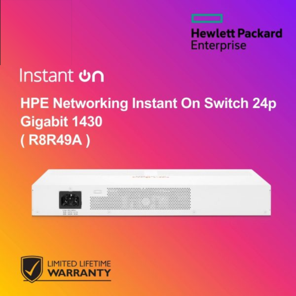 HPE Networking Instant On Switch 24p Gigabit 1430 ( R8R49A )