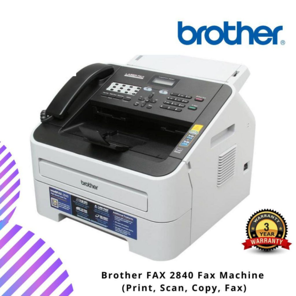 Brother FAX 2840 Fax Machine - (Print, Scan, Copy, Fax)