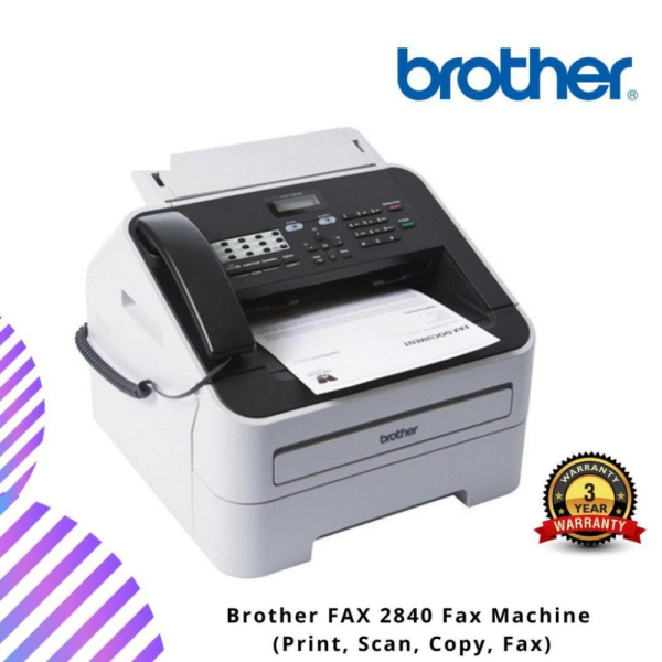 Brother FAX 2840 Fax Machine - (Print, Scan, Copy, Fax)