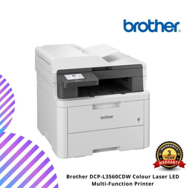 Brother DCP-L3560CDW Colour Laser LED Multi-Function Printer