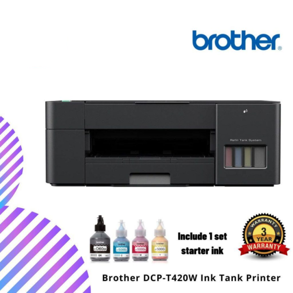 Brother DCP-T420W Ink Tank Printer
