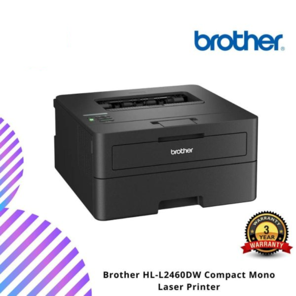 Brother HL-L2460DW Compact Mono Laser Printer