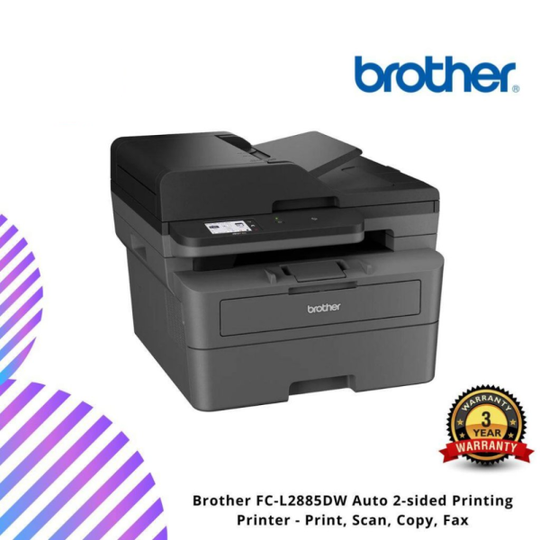 Brother FC-L2885DW Auto 2-sided Printing Printer - Print, Scan, Copy, Fax