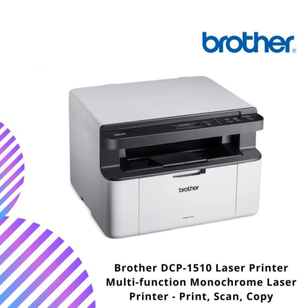 Brother DCP-1510 Laser Printer Multi-function Monochrome Laser Printer - Print, Scan, Copy