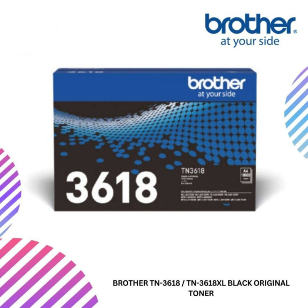 BROTHER TN-3618 / TN-3618XL BLACK Original Toner