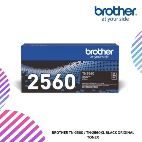 BROTHER TN-2560 / TN-2560XL BLACK Original Toner