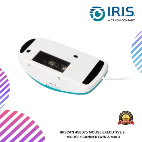 IRISCAN 458075 Mouse Executive 2 - Mouse Scanner (Win & Mac)