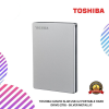 Toshiba Canvio Slim USB 3.2 Portable Hard Drive (2TB) - Silver metallic