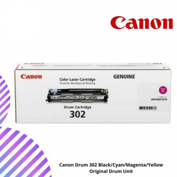 Canon Drum 302 Black/Cyan/Magenta/Yellow Original Drum Unit