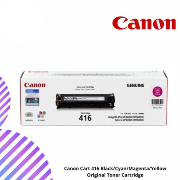 Canon Cart 416 Black/Cyan/Magenta/Yellow Original Toner Cartridge
