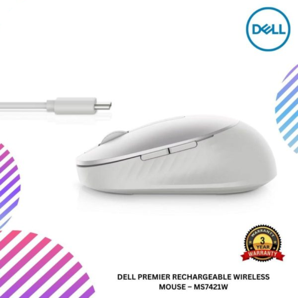 Dell Premier Rechargeable Wireless Mouse – MS7421W