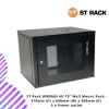 ST Rack WM0665 6U 19" Wall Mount Rack - 310mm (H) x 600mm (W) x 500mm (D) 5 x Power outlet