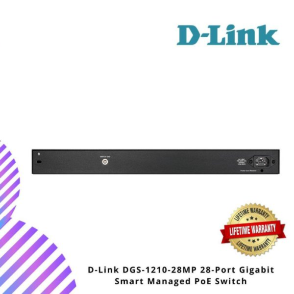 D-Link DGS-1210-28MP 28-Port Gigabit Smart Managed PoE Switch
