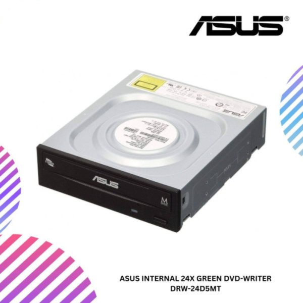 ASUS Internal 24X Green DVD-Writer DRW-24D5MT