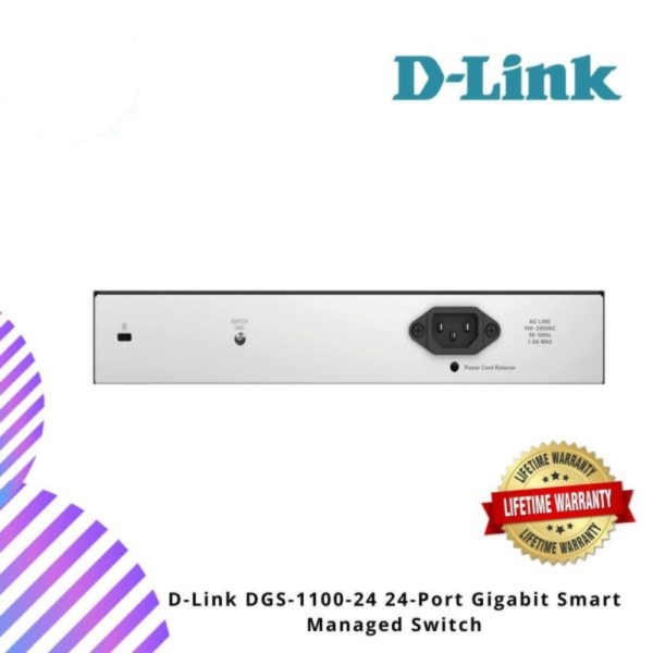 D-Link DGS-1100-24 24-Port Gigabit Smart Managed Switch