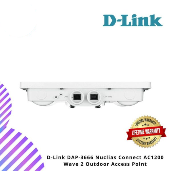 D-Link DAP-3666 Nuclias Connect AC1200 Wave 2 Outdoor Access Point
