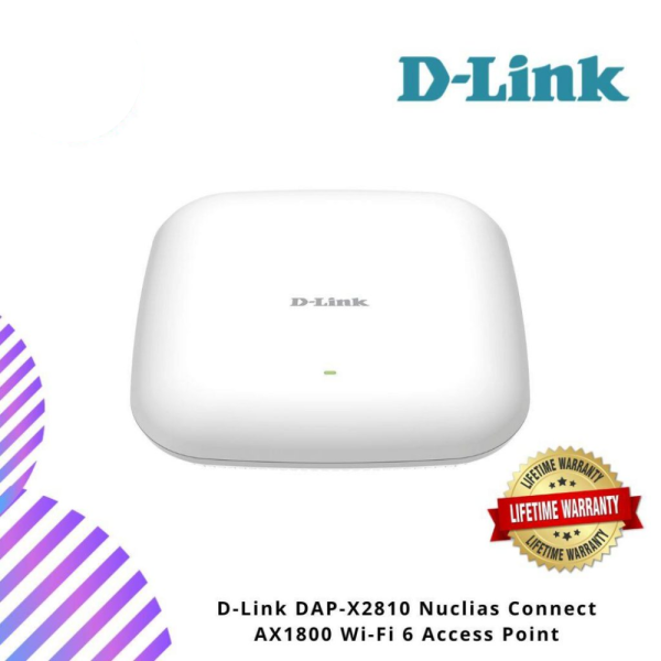 D-Link DAP-X2810 Nuclias Connect AX1800 Wi-Fi 6 Access Point