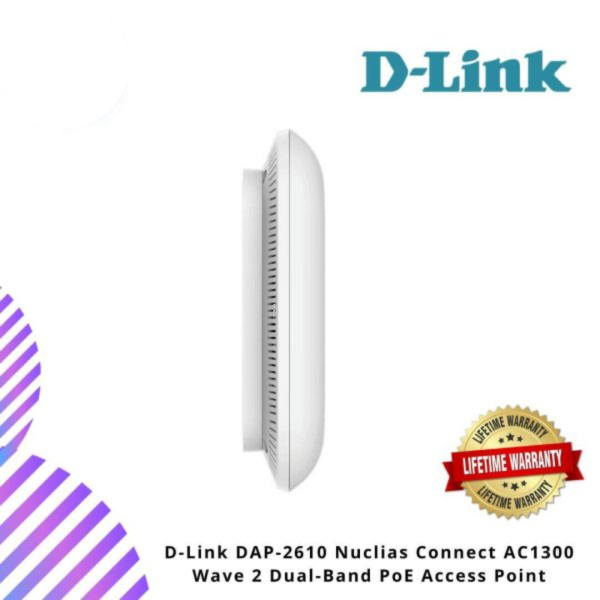 D-Link DAP-2610 Nuclias Connect AC1300 Wave 2 Dual-Band PoE Access Point