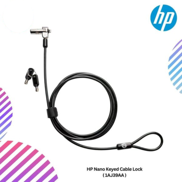 HP Nano Keyed Cable Lock ( 1AJ39AA )