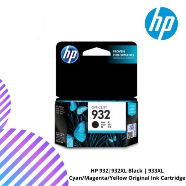 HP 932 | 932XL Black | 933XL Cyan/Magenta/Yellow Original Ink Cartridge