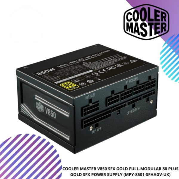 COOLER MASTER V850 SFX GOLD FULL-MODULAR 80 PLUS GOLD SFX POWER SUPPLY (MPY-8501-SFHAGV-UK)