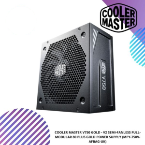 COOLER MASTER V750 GOLD - V2 SEMI-FANLESS FULL-MODULAR 80 PLUS GOLD POWER SUPPLY (MPY-750V-AFBAG-UK)