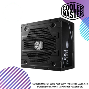 COOLER MASTER ELITE P500 230V - V3 ENTRY LEVEL ATX POWER SUPPLY UNIT (MPW-5001-PCABN1-UK)
