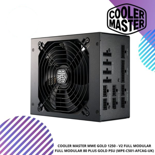 COOLER MASTER MWE GOLD 1250 - V2 FULL MODULAR FULL MODULAR 80 PLUS GOLD PSU (MPE-C501-AFCAG-UK)
