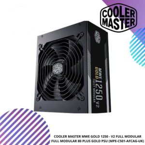 COOLER MASTER MWE GOLD 1250 - V2 FULL MODULAR FULL MODULAR 80 PLUS GOLD PSU (MPE-C501-AFCAG-UK)