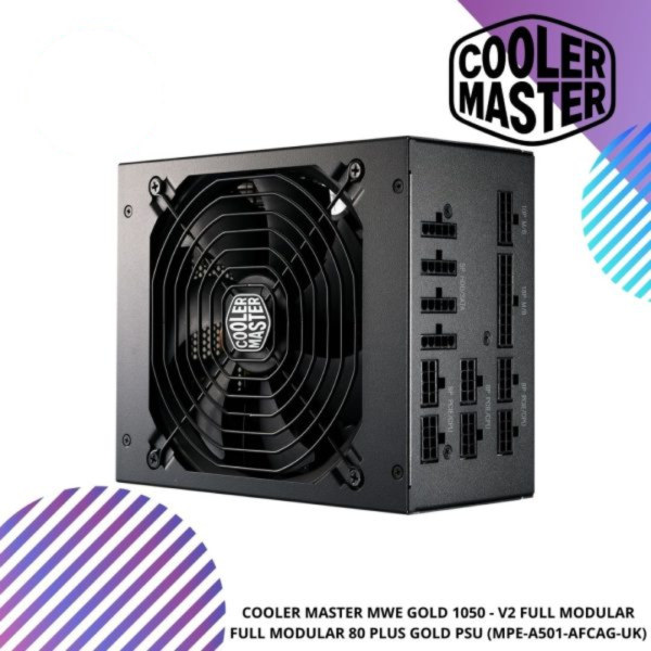 COOLER MASTER MWE GOLD 1050 - V2 FULL MODULAR FULL MODULAR 80 PLUS GOLD PSU (MPE-A501-AFCAG-UK)