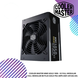COOLER MASTER MWE GOLD 1050 - V2 FULL MODULAR FULL MODULAR 80 PLUS GOLD PSU (MPE-A501-AFCAG-UK)