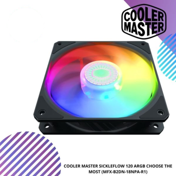 COOLER MASTER SICKLEFLOW 120 ARGB CHOOSE THE MOST (MFX-B2DN-18NPA-R1)