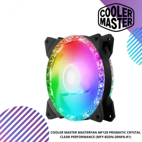 COOLER MASTER MASTERFAN MF120 PRISMATIC CRYSTAL CLEAR PERFORMANCE (MFY-B2DN-20NPA-R1)